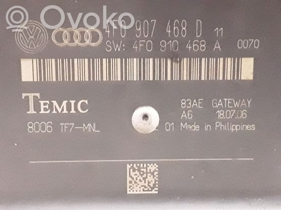 Audi A6 S6 C6 4F Other control units/modules 4F0907468D
