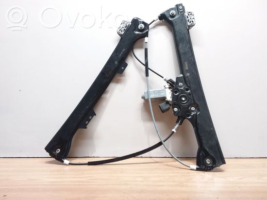 BMW 5 E60 E61 Front door window regulator with motor 6922268
