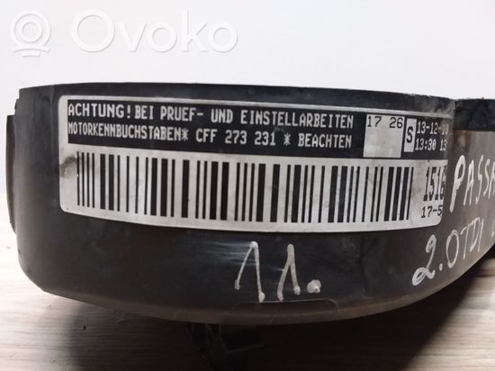 Volkswagen PASSAT B7 Timing belt guard (cover) 03L109107D