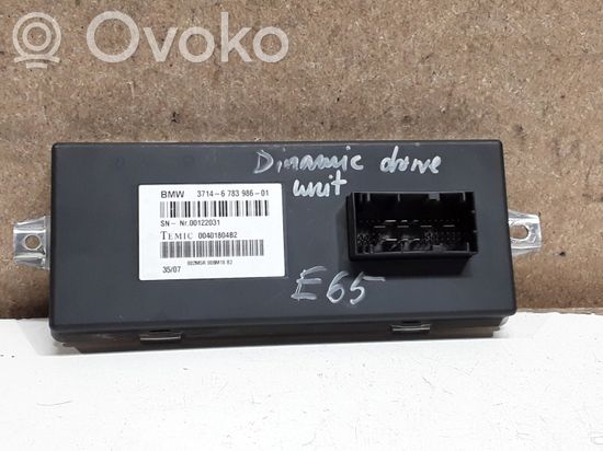 BMW 7 E65 E66 Air suspension control unit module (rear) 6783986