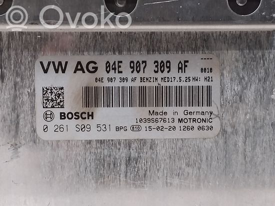 Audi A3 S3 A3 Sportback 8V Engine control unit/module 04E907309AF 0261S09531