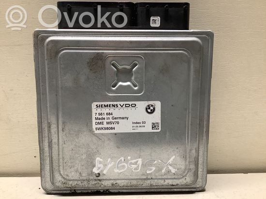 BMW 3 E90 E91 Engine control unit/module 7561684 5WK98084