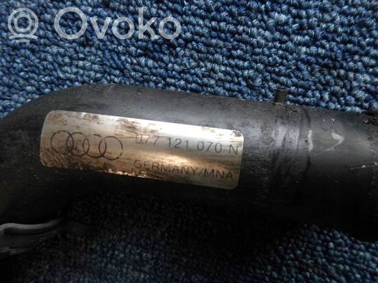 Audi A8 S8 D3 4E Coolant pipe/hose 077121070N