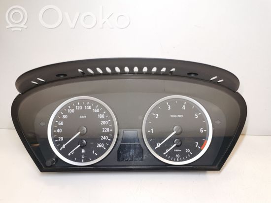BMW 5 E60 E61 Speedometer (instrument cluster) 6934312 A2C53020569