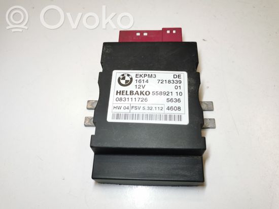 BMW 3 E90 E91 Fuel injection pump control unit/module 7218339 558921