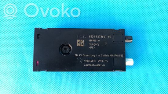 BMW M4 F82 F83 Aerial antenna amplifier 9273667