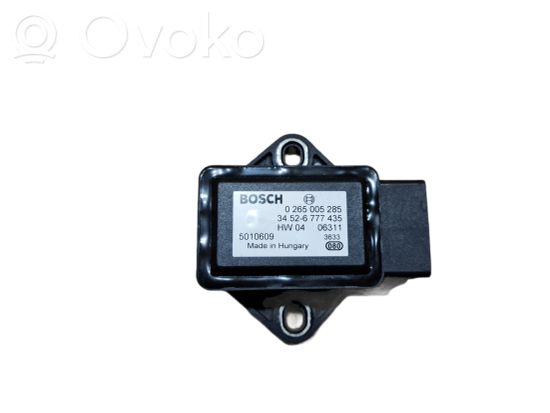 BMW 7 E65 E66 ESP acceleration yaw rate sensor BMW 34526777435 0265055285