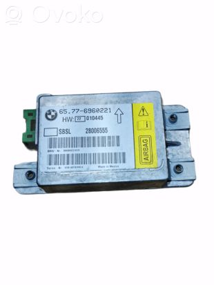 BMW 7 E65 E66 Airbag control unit/module 65776960221 6960221