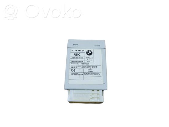 BMW 7 E65 E66 Tire pressure control unit 677838701 6778387