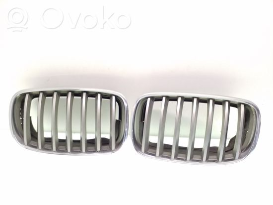 BMW X5 E70 Front bumper upper radiator grill 51317185223 51137171395 7185224