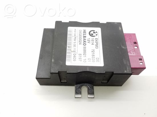 BMW 3 E90 E91 Fuel injection pump control unit/module 7218339 16147218339