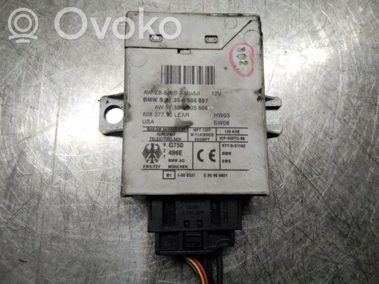 BMW 3 E46 Immobilizer control unit/module 61356905667 6135905666