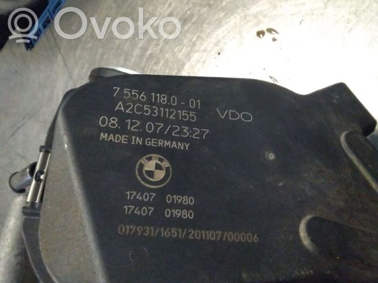 BMW 3 E90 E91 Throttle valve 7556118001 A2C531112155