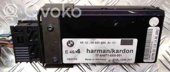 BMW 3 E46 Sound amplifier 651206920999 HS3759 1396897