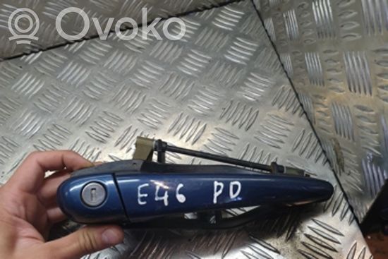 BMW 3 E46 Front door exterior handle 51218253454