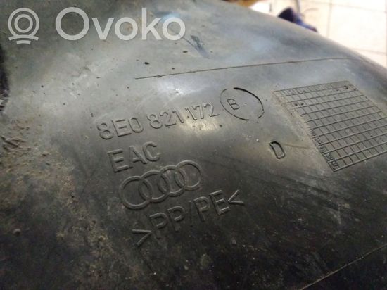 Audi A4 S4 B6 8E 8H Front wheel arch liner splash guards 8E0821172B