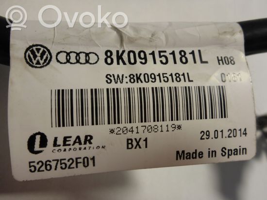 Audi A1 Negative earth cable (battery) 8K0915181L