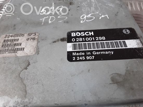 BMW 5 E34 Engine control unit/module 0281001298 2245907 2246505