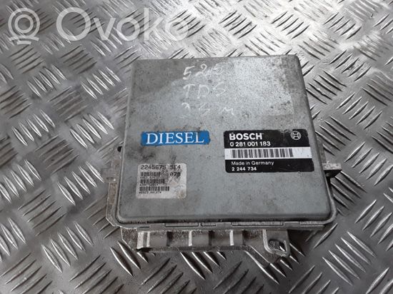 BMW 5 E34 Engine control unit/module 0281001183 2244734