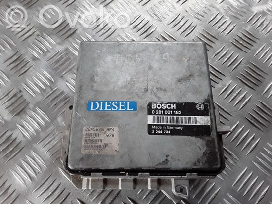 BMW 5 E39 Engine control unit/module 0281001183 2244734 22456755E4