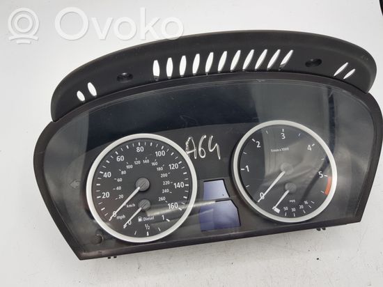BMW 5 E60 E61 Speedometer (instrument cluster) 6983154 110080213543