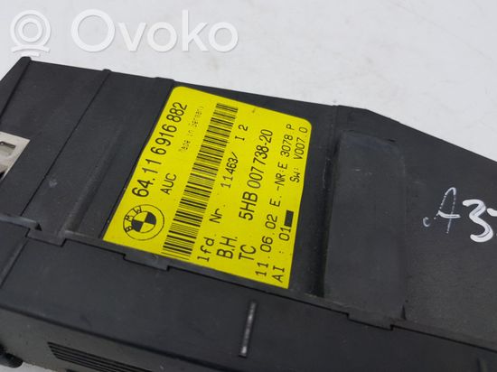BMW 3 E46 Climate control unit 6916882