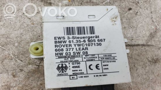 BMW 3 E46 Immobilizer control unit/module 61356905667 YWC107130 608377LEAR
