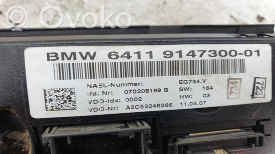 BMW 3 E92 E93 Climate control unit 6411914730001 070208199B
