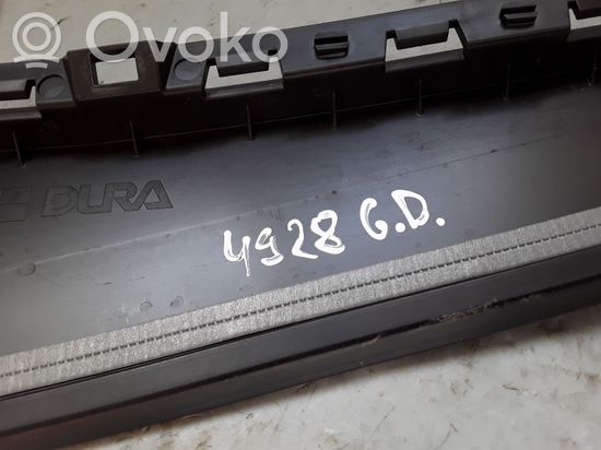 Volkswagen Sharan Rear door glass trim molding 7N5839954B