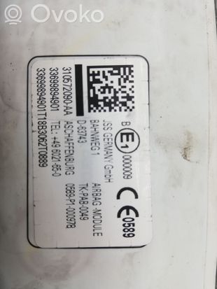 BMW 3 E46 Passenger airbag 310572090 33699894901 3109857