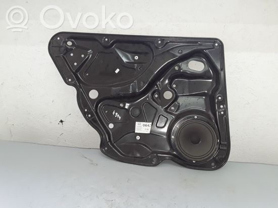Volkswagen PASSAT B7 Rear window lifting mechanism without motor 3AA839755