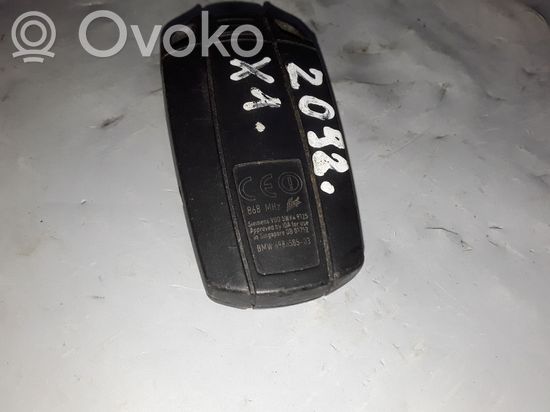 BMW X1 E84 Ignition key/card 698658503