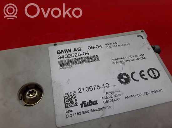 BMW X3 E83 Aerial antenna amplifier 340252604 21367510