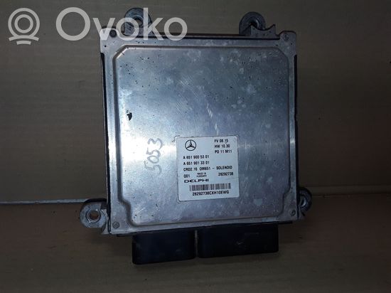 Mercedes-Benz C W204 Engine control unit/module A6519005301 A6519013301 28292738