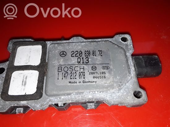 Mercedes-Benz C W203 Coolant fan relay 2208300172 1147212078 28RTL105