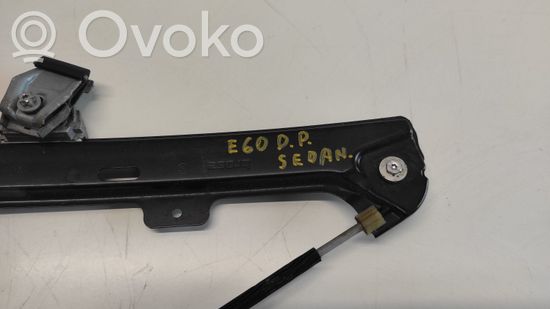 BMW 5 E60 E61 Front door window regulator with motor 7184742S 71843384E 977972