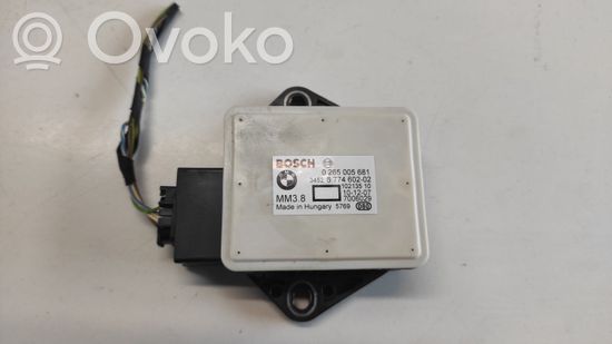 BMW 5 E60 E61 ESP acceleration yaw rate sensor 1275100496 0265005681 3452