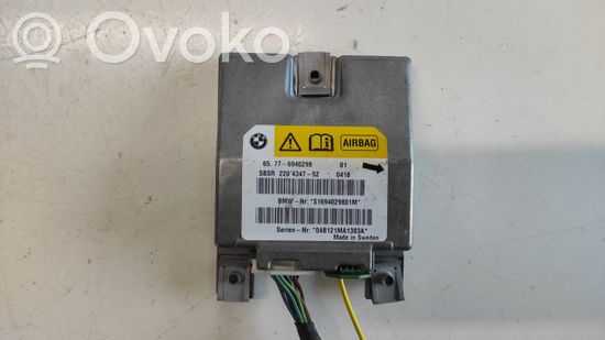 BMW 5 E60 E61 Airbag control unit/module 65776940298 220434752 0418