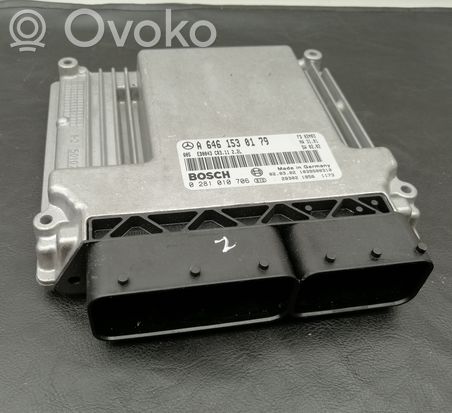 Mercedes-Benz E W211 Engine control unit/module A6461530179 0281010706
