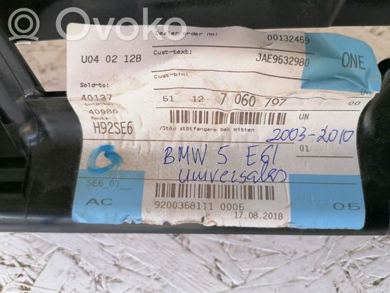 BMW 5 E60 E61 Rear bumper mounting bracket 51127060797