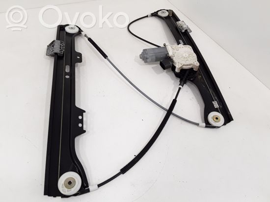 BMW 5 E60 E61 Front door window regulator with motor 6922267