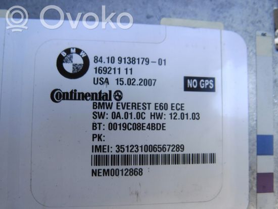 BMW X5 E70 Bluetooth control unit module 9138179