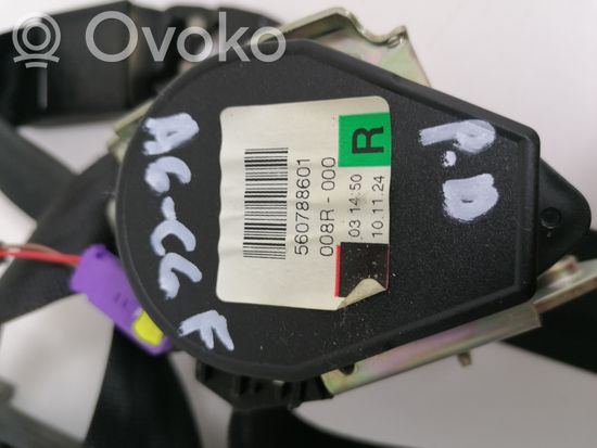 Audi A6 S6 C6 4F Front seatbelt 560788601