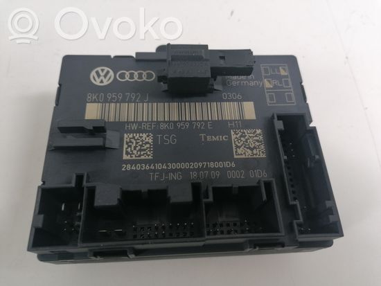 Audi A4 S4 B8 8K Door control unit/module 8K0959792J