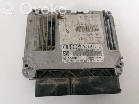 Audi A6 S6 C7 4G Engine control unit/module 03L906018LA 0281017645