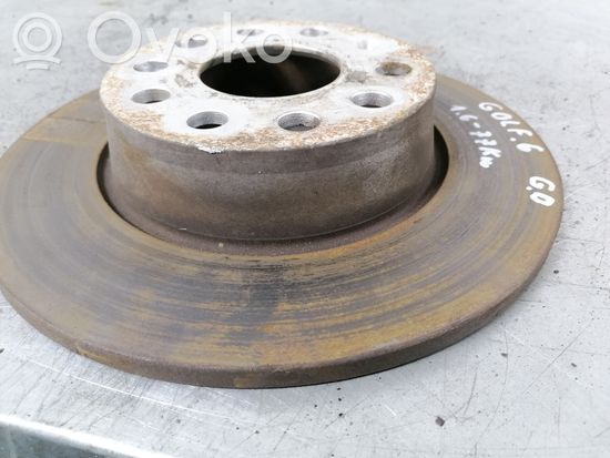Volkswagen Golf VI Rear brake disc