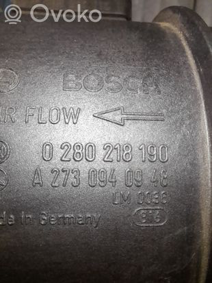 Mercedes-Benz CLS C219 Mass air flow meter 0280218190 A2730940948