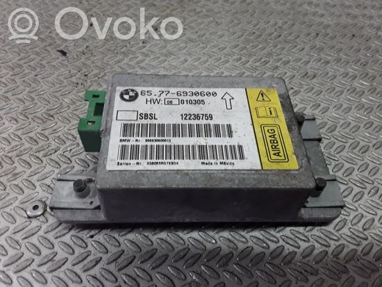 BMW 7 E65 E66 Airbag deployment crash/impact sensor 6930600 12236759