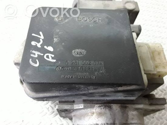 Audi 100 S4 C4 Mass air flow meter 0281002074 4A013347