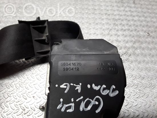 Volkswagen Golf IV Rear seatbelt 56041670